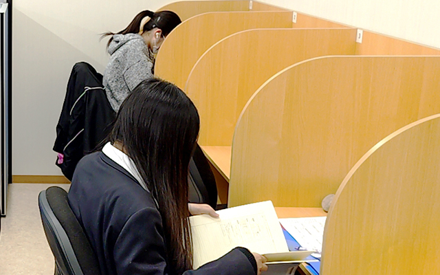 自習ブースの様子 自習ブースの様子